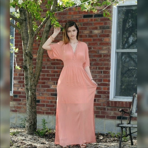 Threadzwear Dresses & Skirts - Maxi dress, short sleeves, women’s size small